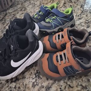 Keen Kids Brown & Navy Hook-and-Loop Toddler Sneakers